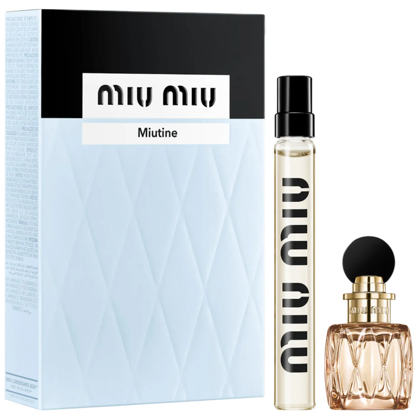 Miu Miu Mini Miutine Eau De Parfum Perfume Duo Gift Set *Pre Orden*