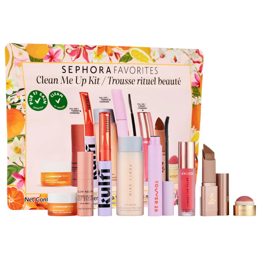 Sephora Favorites Clean Me Up Makeup and Skincare Value Set *Pre Orden* - Beautyland by Rocio