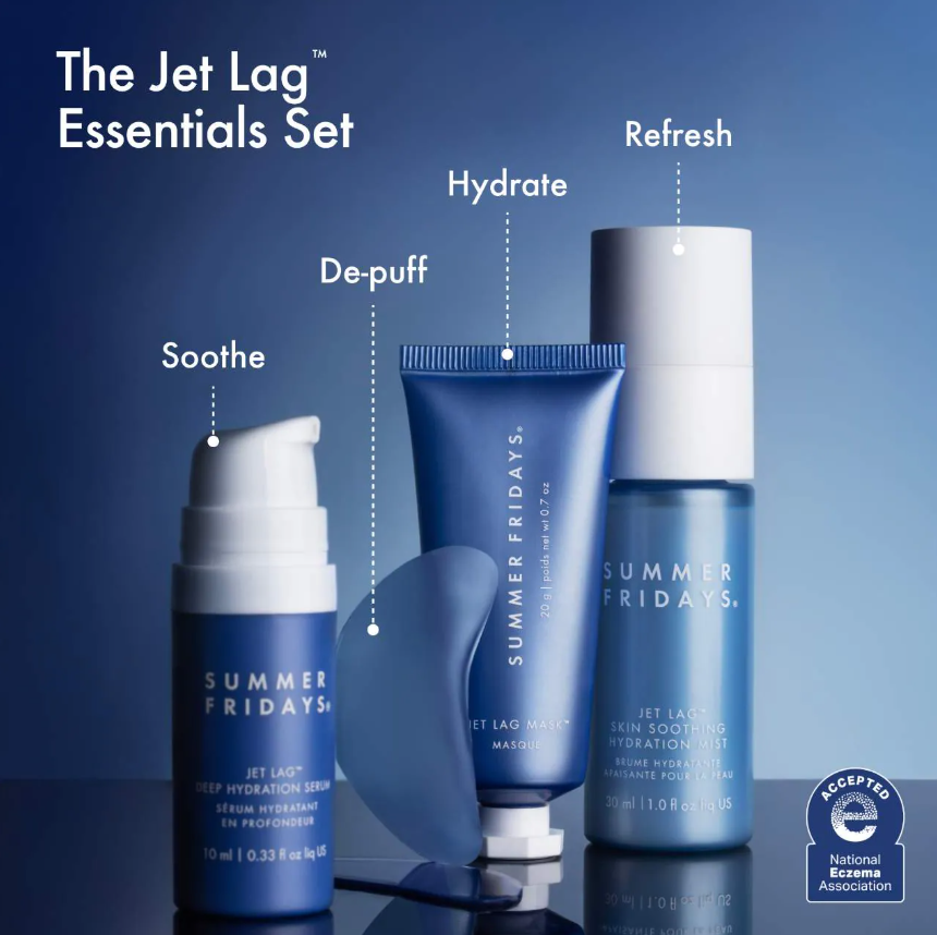 Summer Fridays The Jet Lag Essentials Hydration Set for Travel *Pre Orden* - Beautyland by Rocio