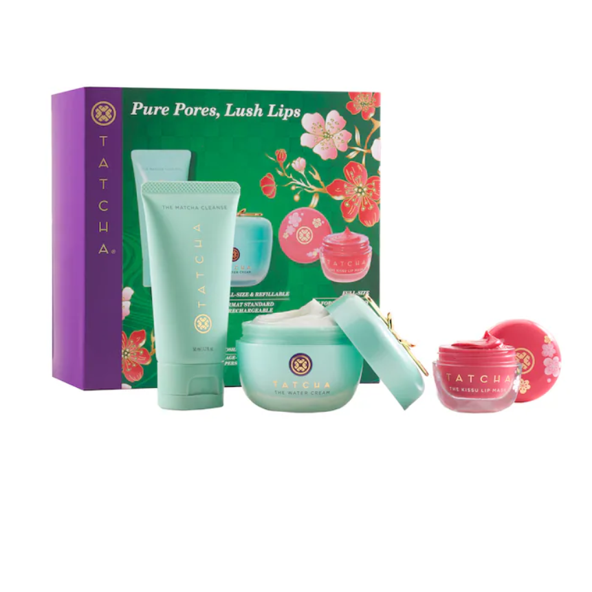 Tatcha Pure Pores, Lush Lips Clarifying Skincare Set *Pre orden*