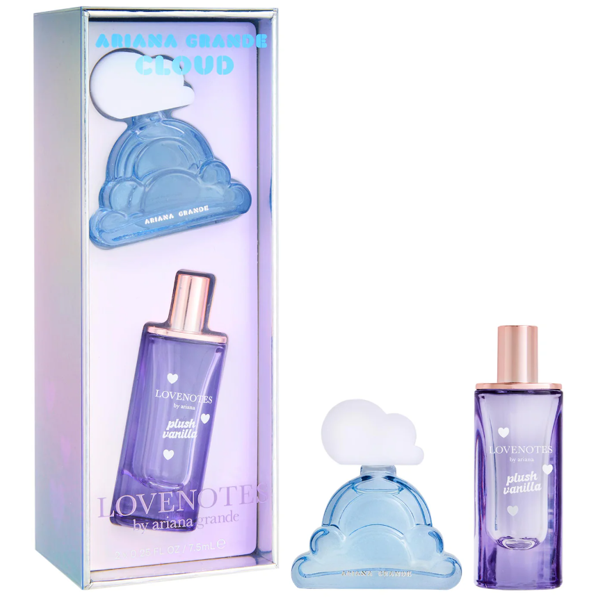 Ariana Grande Mini Cloud & LOVENOTES Plush Vanilla Perfume Set *Pre Orden*