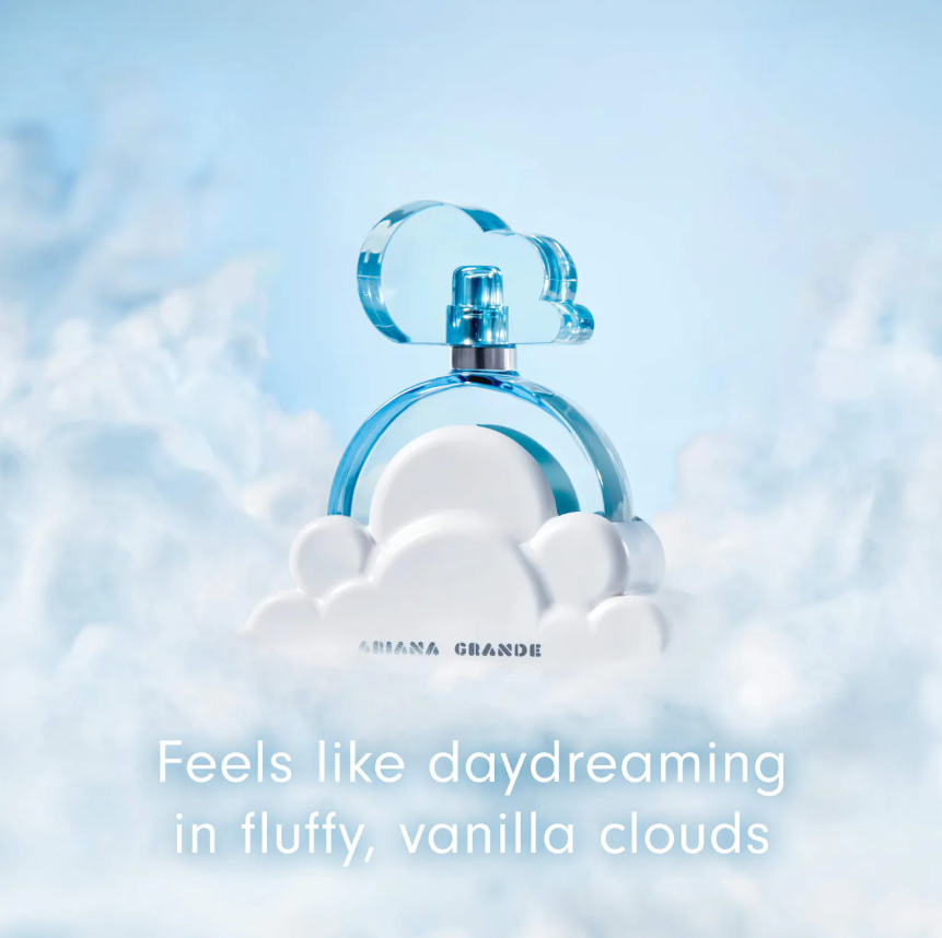 Ariana Grande Mini Cloud & LOVENOTES Plush Vanilla Perfume Set *Pre Orden*