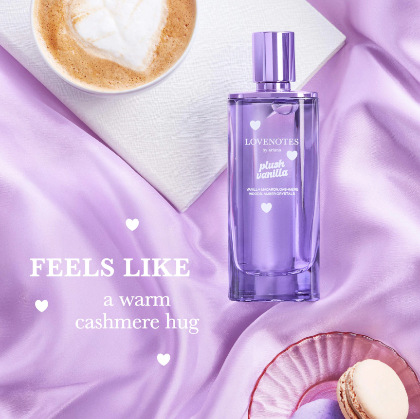 Ariana Grande Mini Cloud & LOVENOTES Plush Vanilla Perfume Set *Pre Orden*