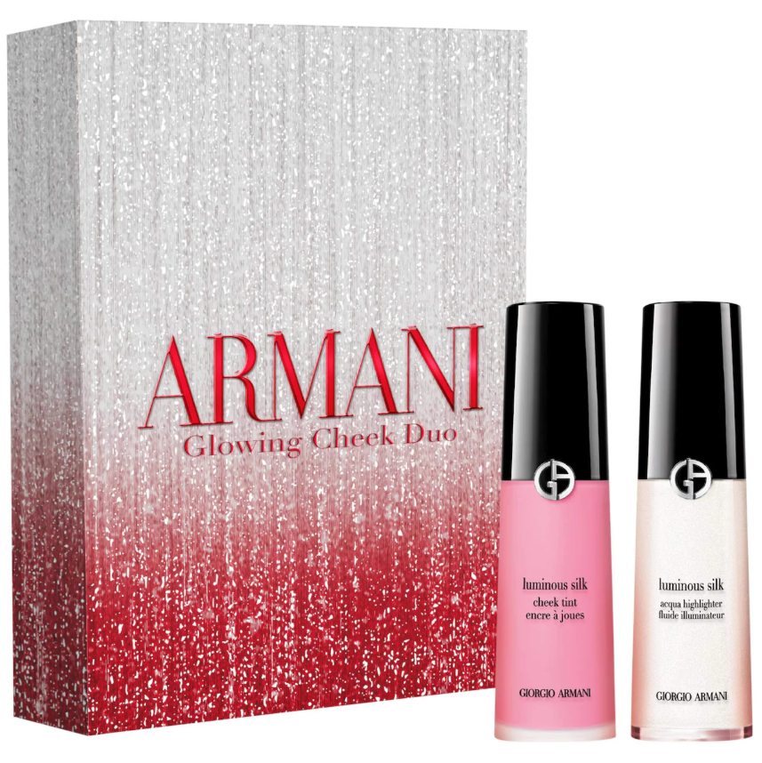 Armani Beauty Glowing Cheek Liquid Blush & Highlighter Gift Set *Pre Orden*