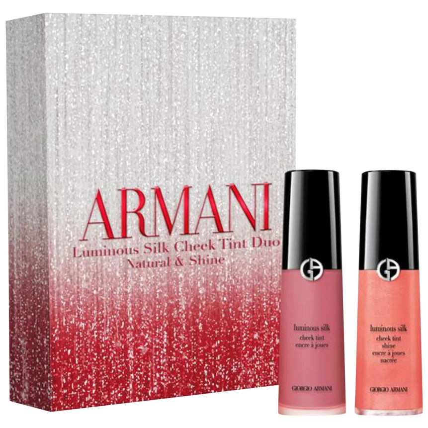 Armani Beauty Luminous Silk Cheek Tint Liquid Blush Duo Set *Pre Orden*