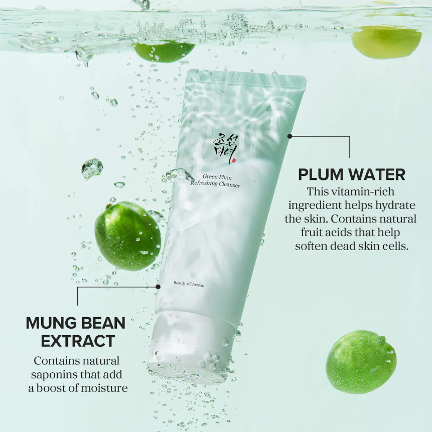 Beauty of Joseon Green Plum Refreshing Cleanser for Gentle Daily Wash *Pre Orden*