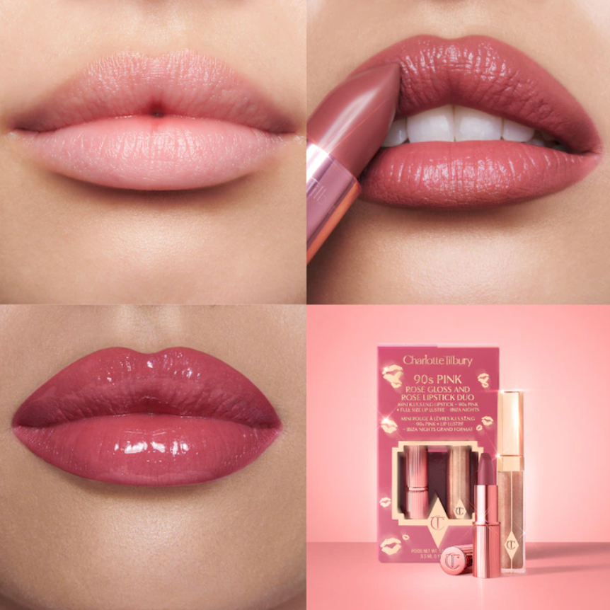 Charlotte Tilbury K.I.S.S.I.N.G Lipstick and Lip Gloss Duos - Beautyland by Rocio 