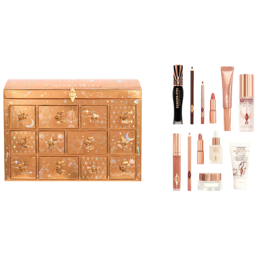 Charlotte Tilbury Charlotte's Beauty Treasure Chest Makeup and Skincare Advent Calendar *Pre Orden*