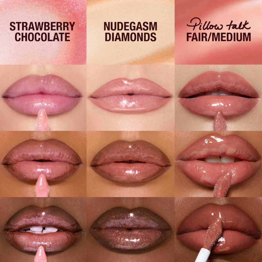 Charlotte Tilbury Mini Big Lip Plumpgasm Plumping Lip Gloss Trio Makeup Gift Set *Pre Orden*