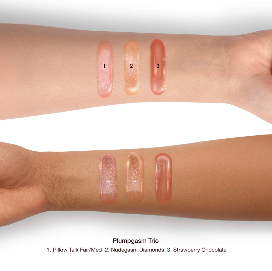Charlotte Tilbury Mini Big Lip Plumpgasm Plumping Lip Gloss Trio Makeup Gift Set *Pre Orden*