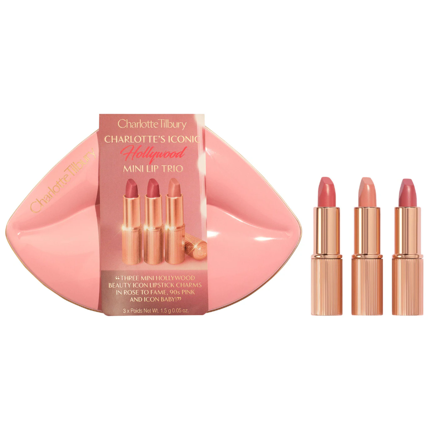 Charlotte Tilbury  Mini Iconic Hollywood Lipstick Trio Gift Set *Pre Orden*