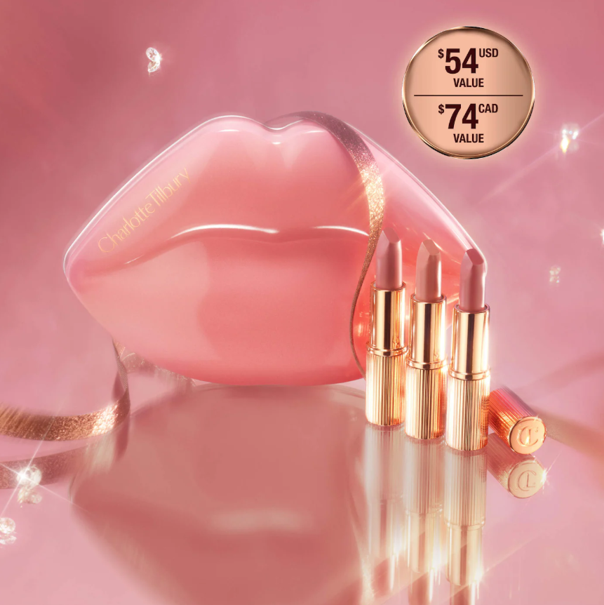 Charlotte Tilbury  Mini Iconic Hollywood Lipstick Trio Gift Set *Pre Orden*