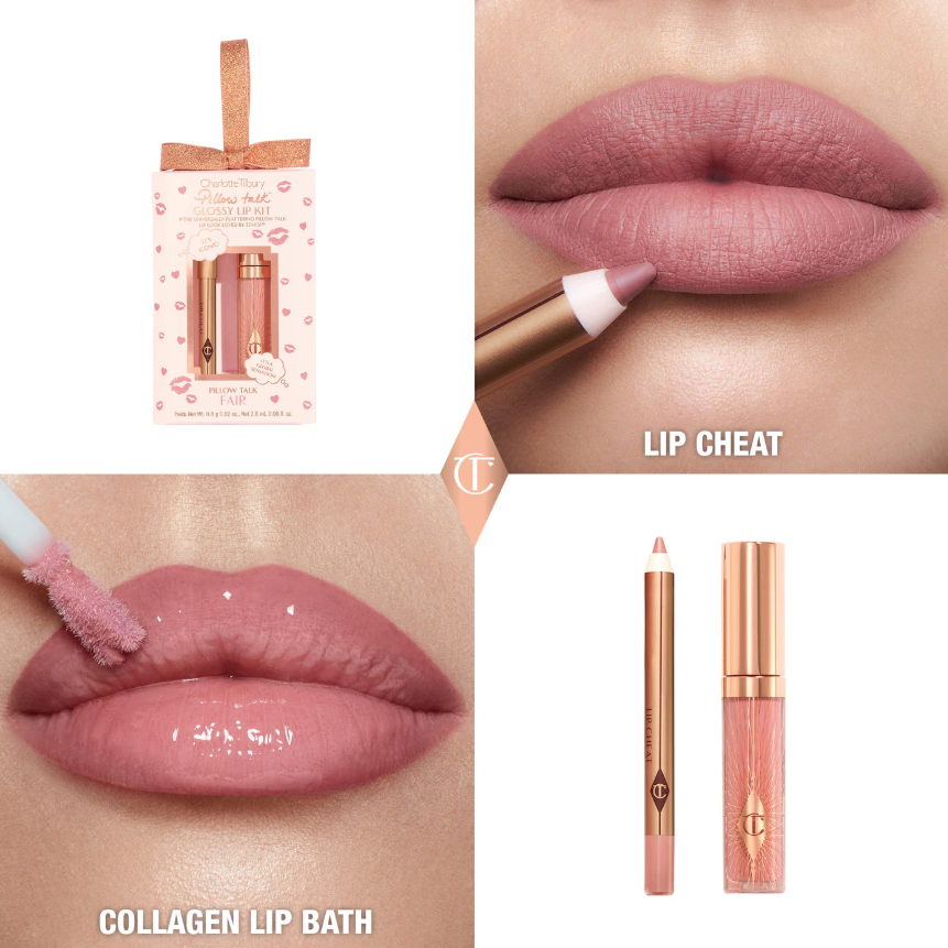 Charlotte Tilbury Mini Pillow Talk Glossy Lip Duos *Pre Orden*