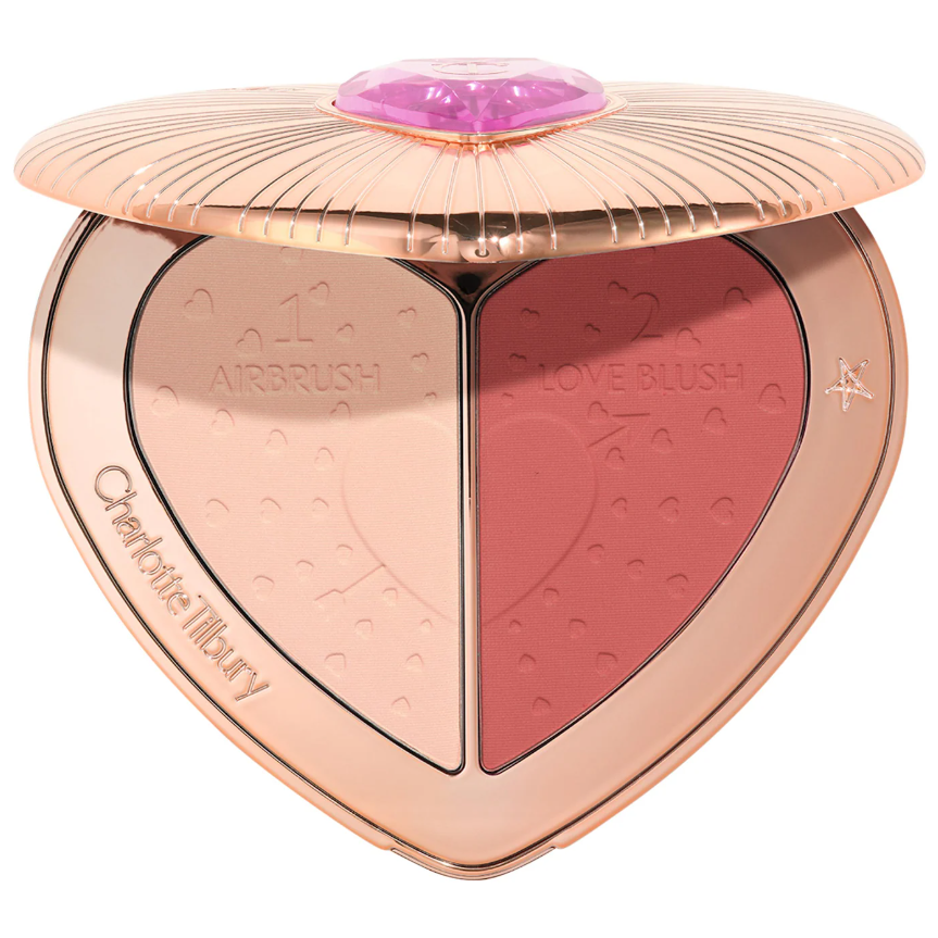 Charlotte Tilbury  Pillow Talk Beauty Soulmates Airbrush Flawless Finish Brightening and Blush Powder Palette *Pre Orden*