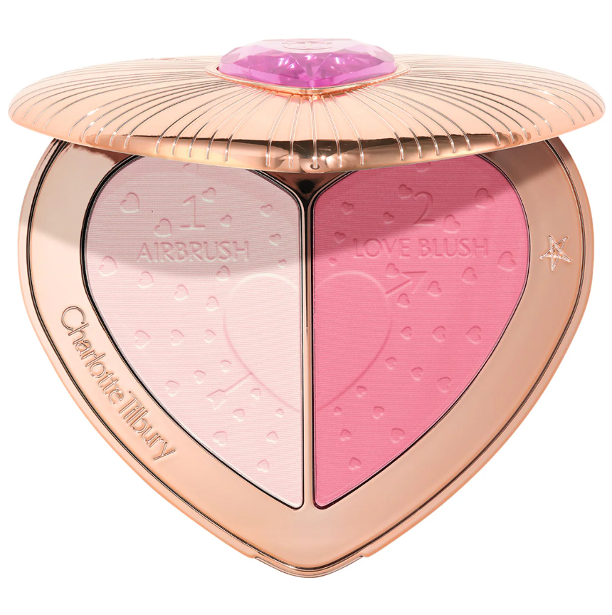 Charlotte Tilbury Pillow Talk Beauty Soulmates Airbrush Flawless Finish Brightening and Blush Powder Palette *Pre Orden* - Beautyland by Rocio 