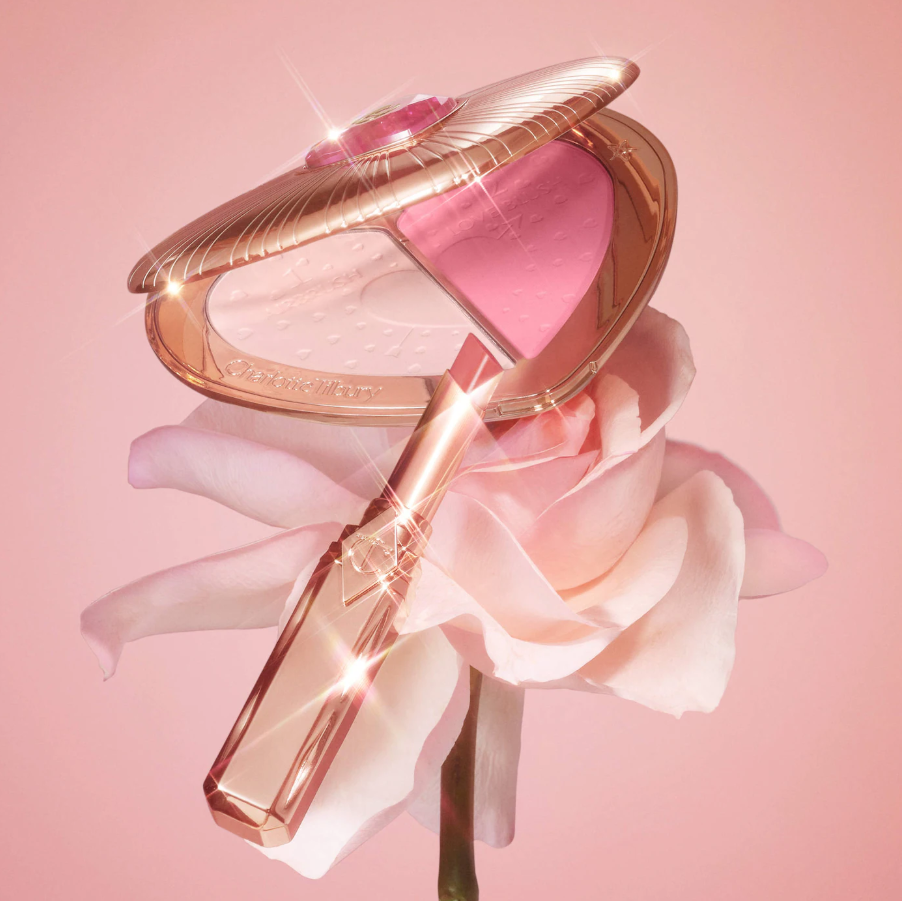 Charlotte Tilbury  Pillow Talk Beauty Soulmates Airbrush Flawless Finish Brightening and Blush Powder Palette *Pre Orden*