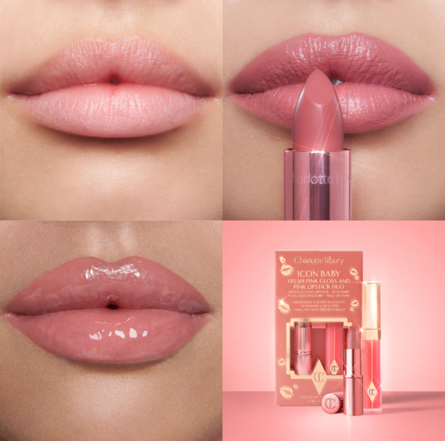 Charlotte Tilbury K.I.S.S.I.N.G Lipstick and Lip Gloss Duos - Beautyland by Rocio 