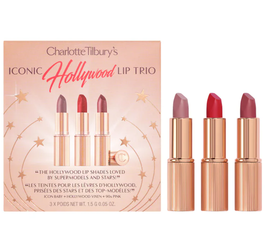 Charlotte Tilbury Mini Iconic Hollywood Lipstick Trio Set *En existencia* - Beautyland by Rocio 