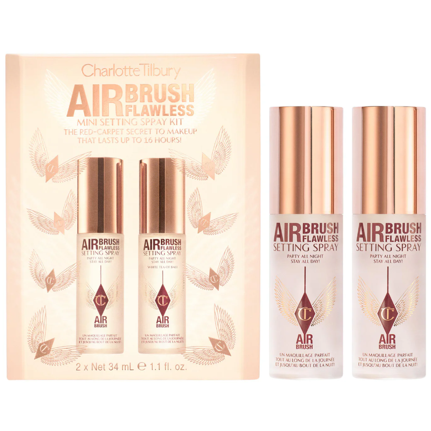 Charlotte Tilbury Mini Airbrush Flawless Setting Spray Duo Set *En existencia*