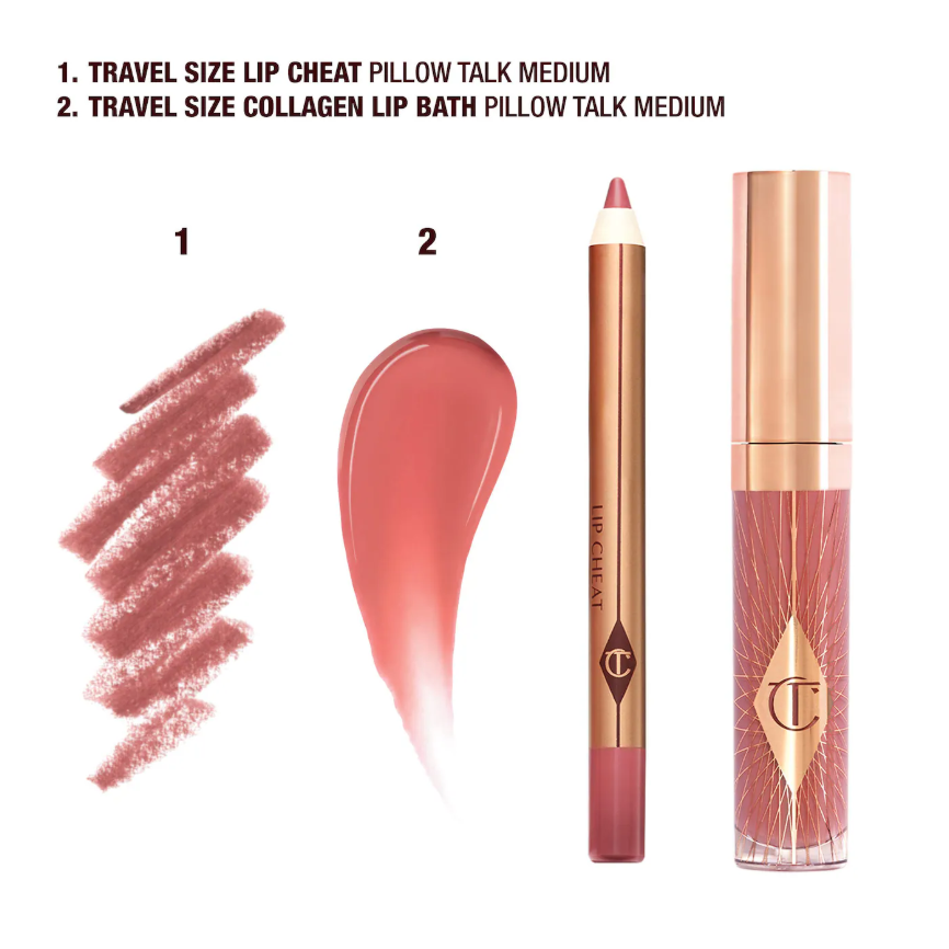 Charlotte Tilbury Mini Pillow Talk Glossy Lip Duos *Pre Orden*