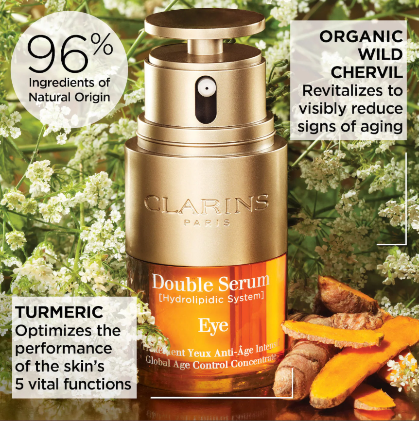 Clarins Double Serum Face & Eyes Anti-Aging Skincare Set *Pre Orden*