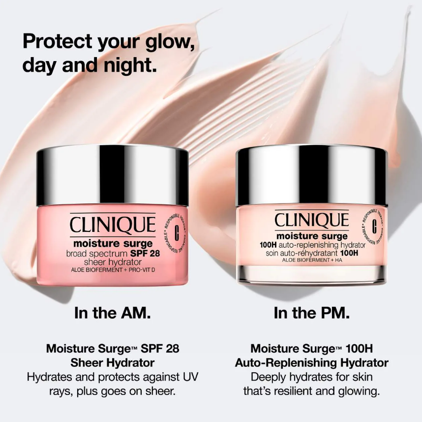Clinique Glow from AM to PM Hydrating Moisturizer & Lip Gift Set *Pre Orden* - Beautyland by Rocio 