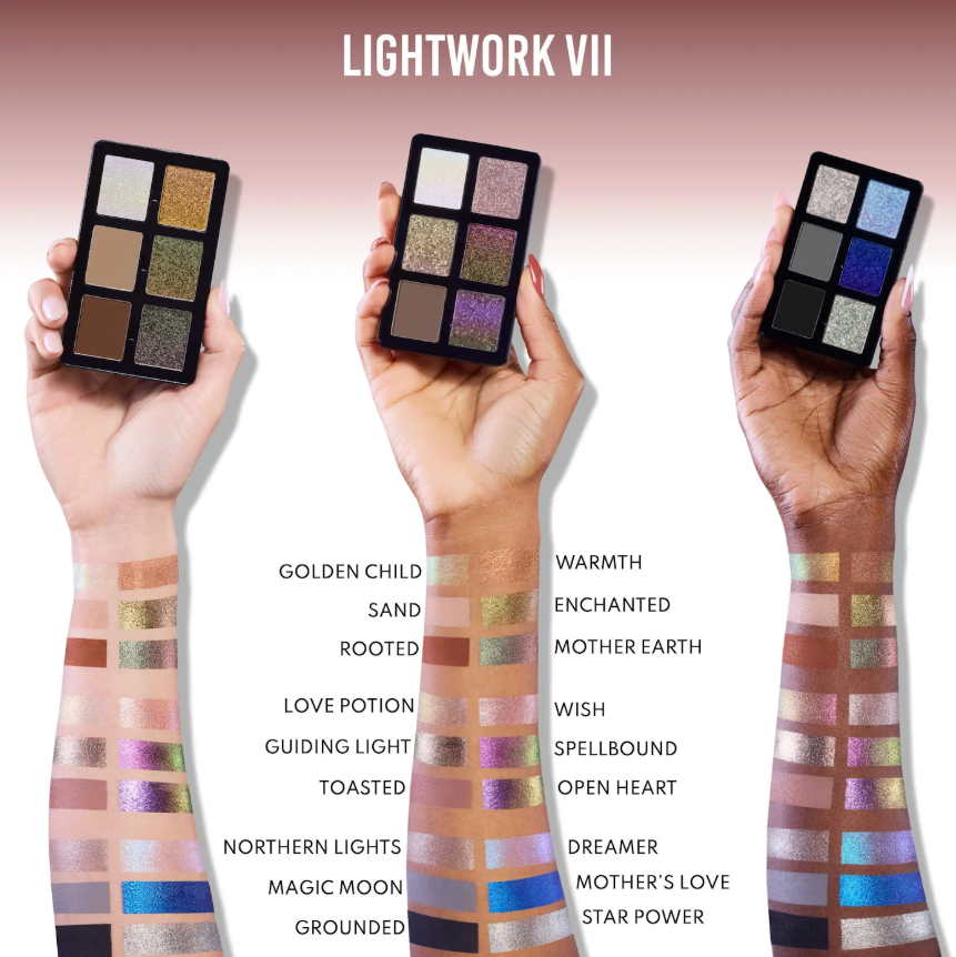 Danessa Myricks Beauty LIGHTWORK VII The Freedom Makeup Palette: Magnetic, Customizable, Stackable Palette with Illuminating Pigments for Eyes, Face & Lips *Pre Orden*
