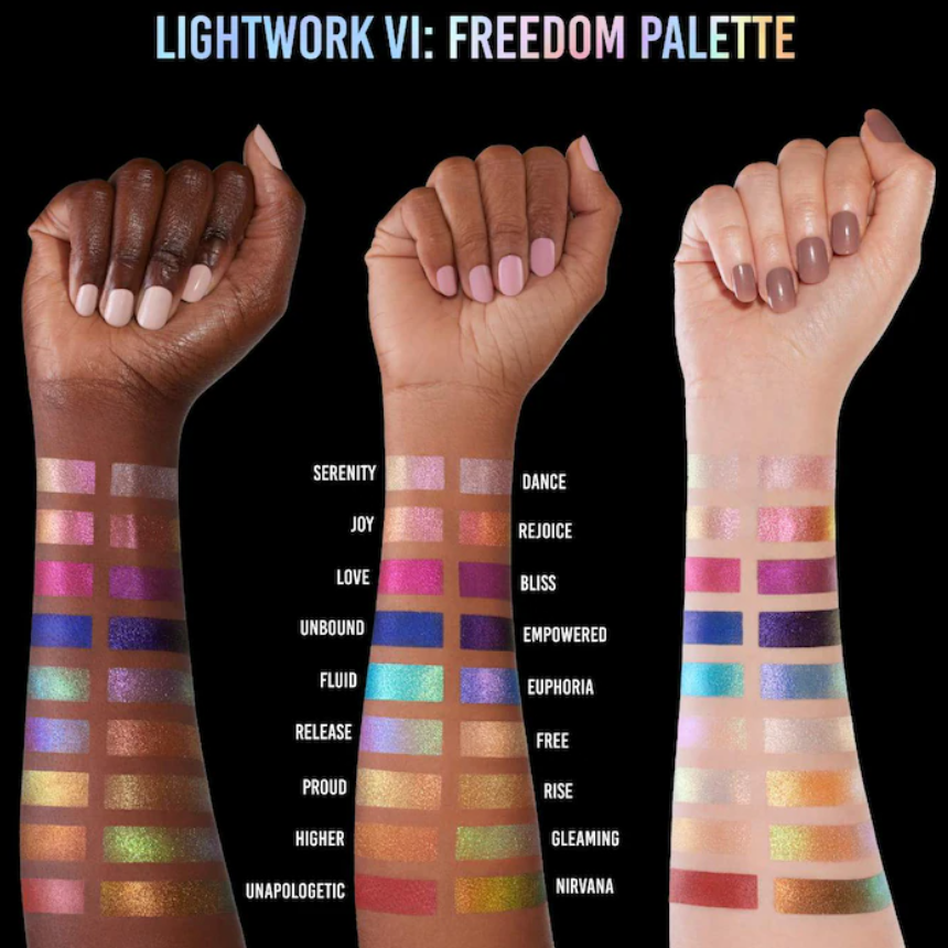 Danessa Myricks Beauty LIGHTWORK VI The Freedom Palette: Magnetic, Customizable, Stackable Palette with Illuminating Pigments for Eyes, Face & Lips *Pre orden*