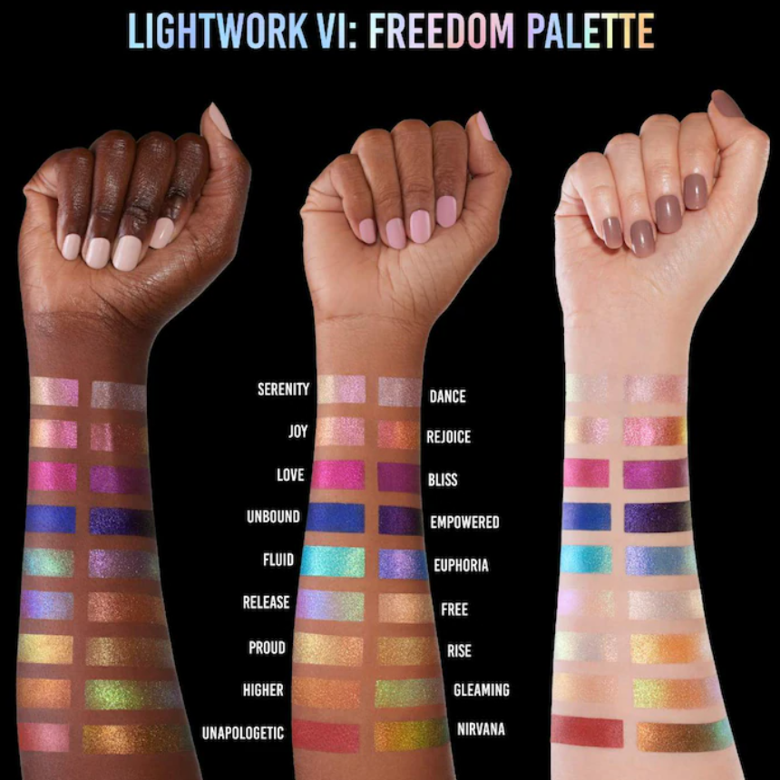 Danessa Myricks Beauty LIGHTWORK VI The Freedom Palette: Magnetic, Customizable, Stackable Palette with Illuminating Pigments for Eyes, Face & Lips *Pre orden* - Beautyland by Rocio 