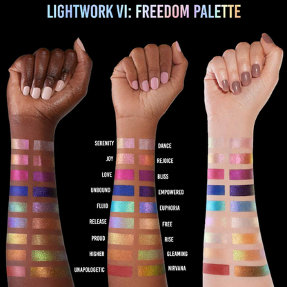 Danessa Myricks Beauty LIGHTWORK VI The Freedom Palette: Magnetic, Customizable, Stackable Palette with Illuminating Pigments for Eyes, Face & Lips *Pre orden*