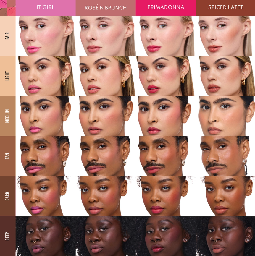 Danessa Myricks Beauty Mini Yummy Skin Flushed Essentials: Face & Lip Makeup Gift Set *Pre Orden*