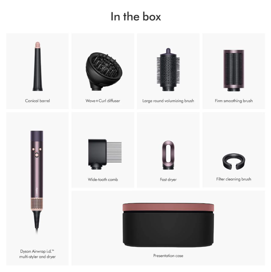 Dyson Limited Edition Airwrap ID Multi-styler for Curly to Coily Hair in Jasper Plum *Pre Orden* - Beautyland by Rocio 