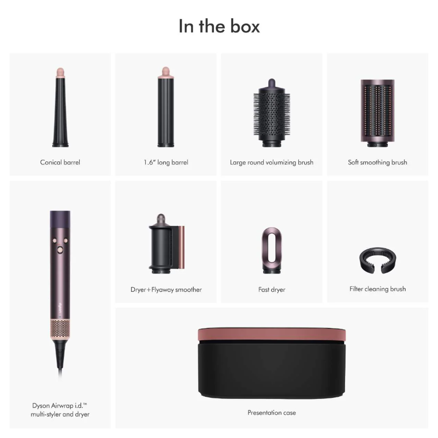 Dyson Limited Edition Airwrap ID Multi-styler for Straight to Wavy Hair in Jasper Plum *Pre orden* - Beautyland by Rocio 