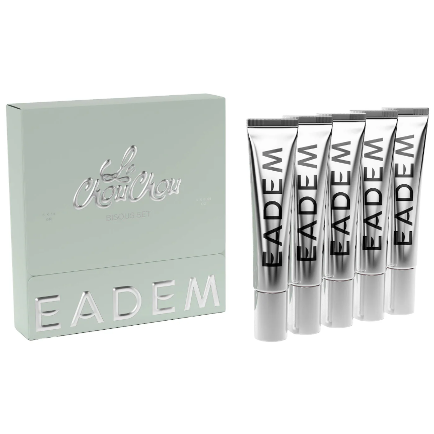EADEM Le Chouchou Bisous Set  Exfoliating + Softening Peptide + AHA Lip Softening Balm Gift Set *Pre Orden*