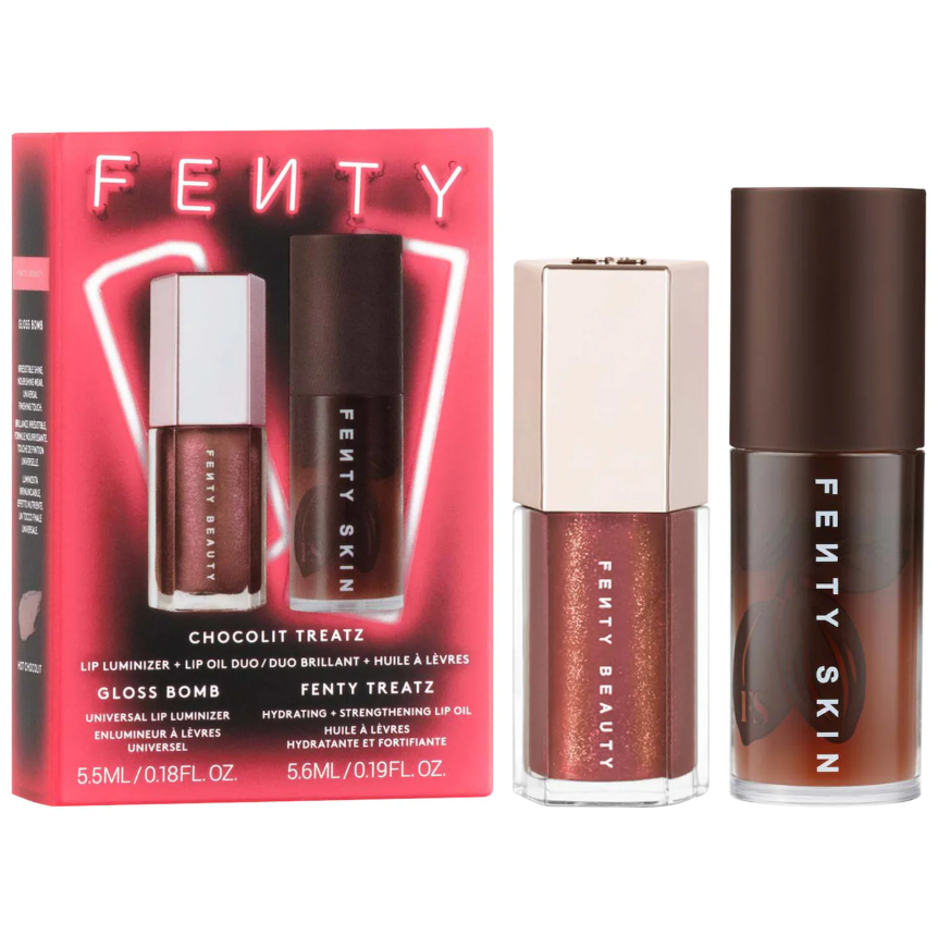 Fenty Beauty by Rihanna Chocolit Treatz Lip Luminizer + Lip Oil Duo *Pre Orden*