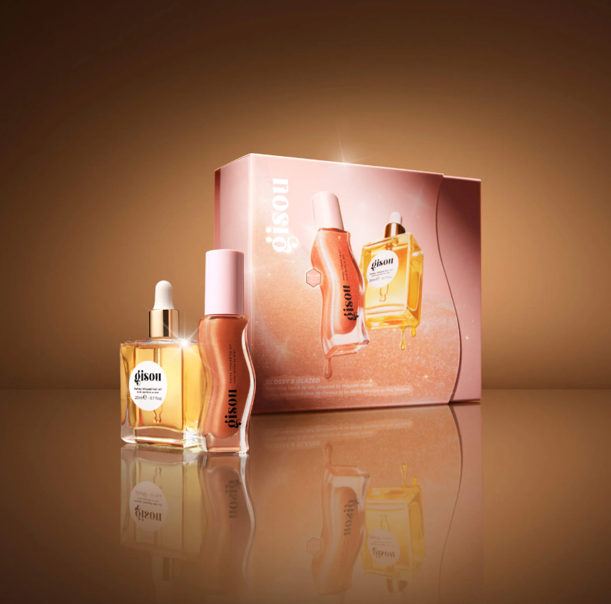Gisou Glossy & Glazed Hair & Lip Oil Gift Set *Pre Orden*