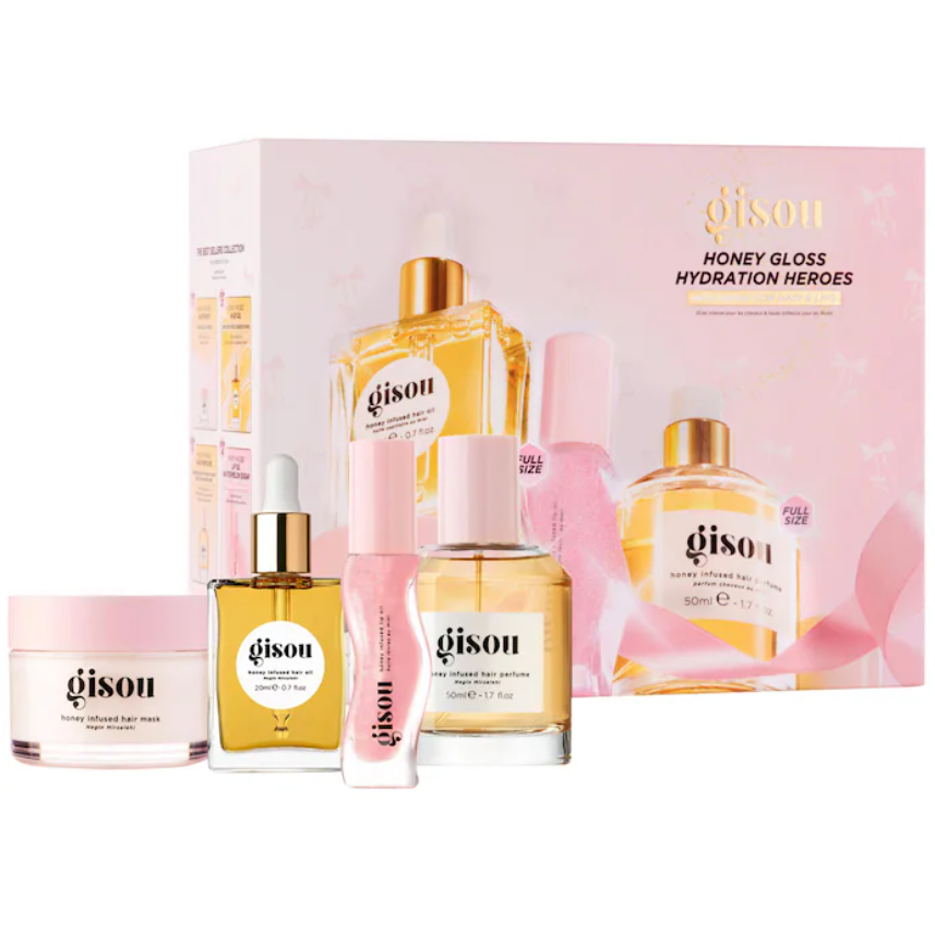 Gisou Honey Gloss Hydration Heroes Hair Value Set *Pre orden* - Beautyland by Rocio 