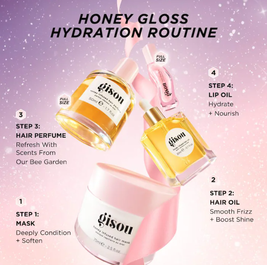 Gisou Honey Gloss Hydration Heroes Hair Value Set *Pre orden* - Beautyland by Rocio 