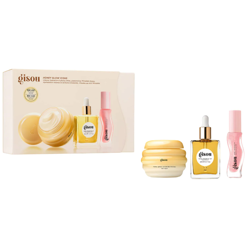 Gisou Honey Glow Icons Hair & Lip Set *Pre Orden*