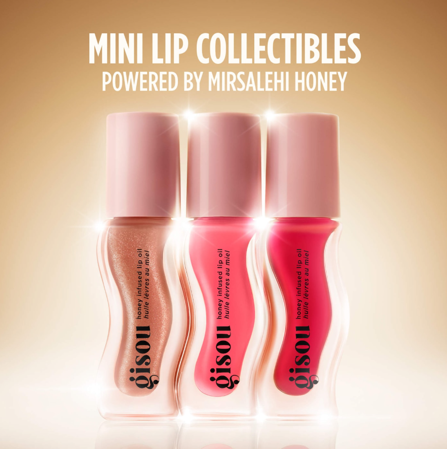 Gisou Honey Infused Hydrating Lip Oil Deluxe Mini Trio Set *Pre Orden*