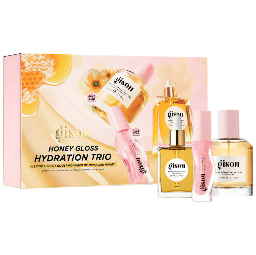 Gisou Honey Gloss Hydration Trio Set *Pre orden* - Beautyland by Rocio 