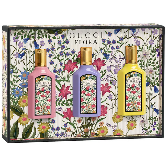 Gucci Mini Flora Eau de Parfum Perfume Trio Set *Pre orden*