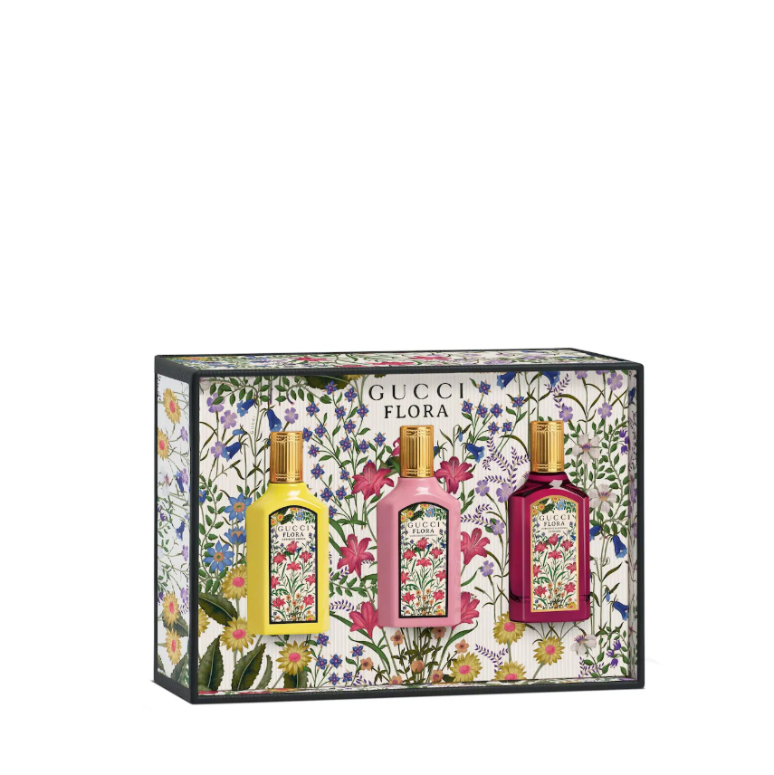 Gucci Mini Flora Gorgeous Collection Perfume Sampler Gift Set *Pre Orden*