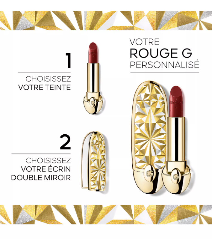 Guerlain Holiday Limited Edition Rouge G Customizable Satin Lipstick Refill *Pre Orden*