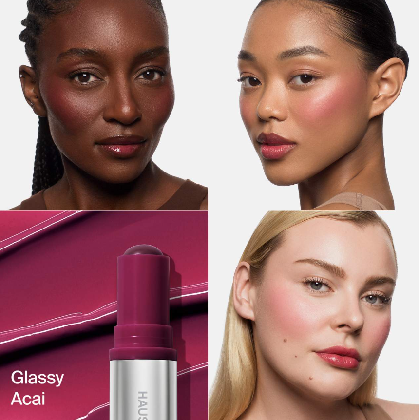 Haus Labs By Lady Gaga Color Fuse Longwear Hydrating Glassy Lip + Cheek Blush Balm Stick *Pre Orden* - Beautyland by Rocio 
