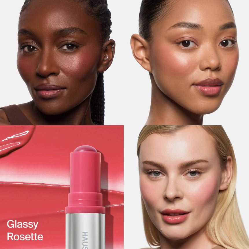 Haus Labs By Lady Gaga Color Fuse Longwear Hydrating Glassy Lip + Cheek Blush Balm Stick *Pre Orden* - Beautyland by Rocio 
