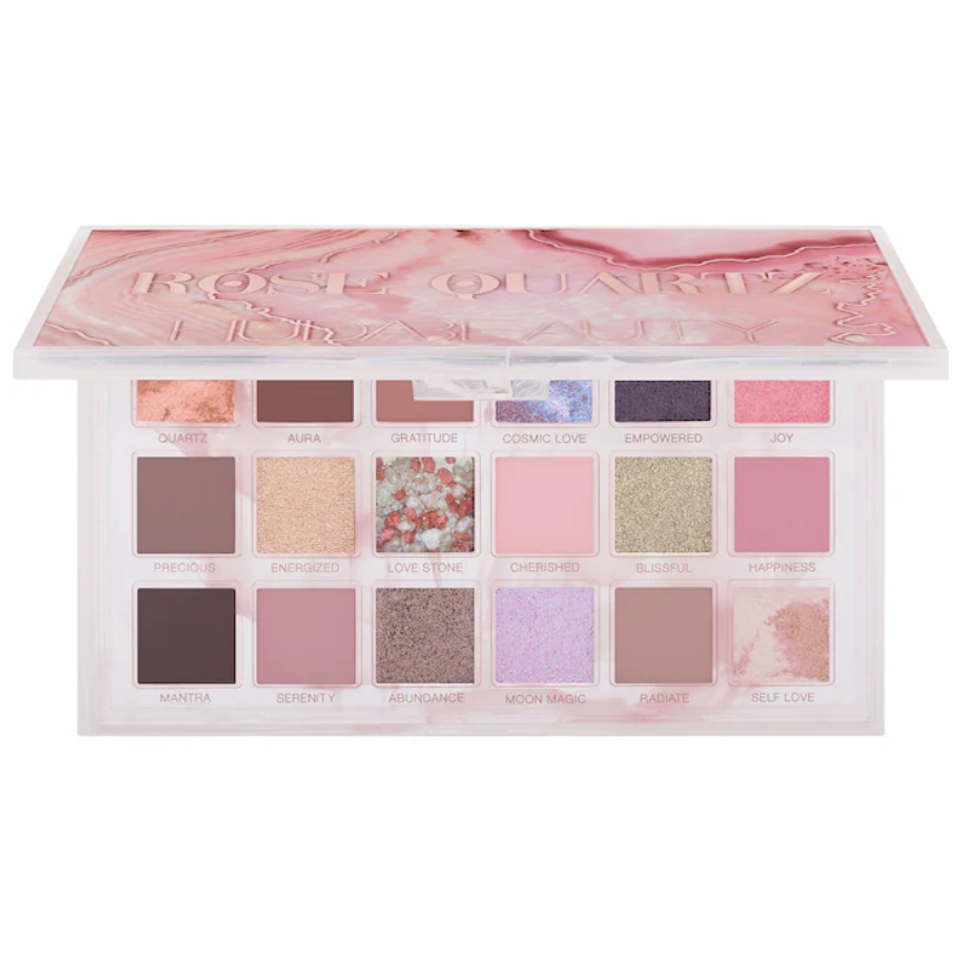 Huda Beauty Rose Quartz Eyeshadow Palette - Beautyland by Rocio 