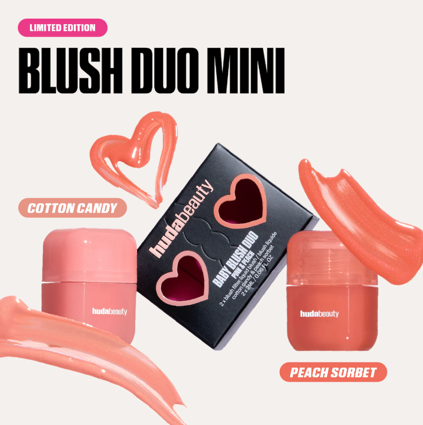 Huda Beauty Mini Baby Blush Duo Set *Pre Orden*