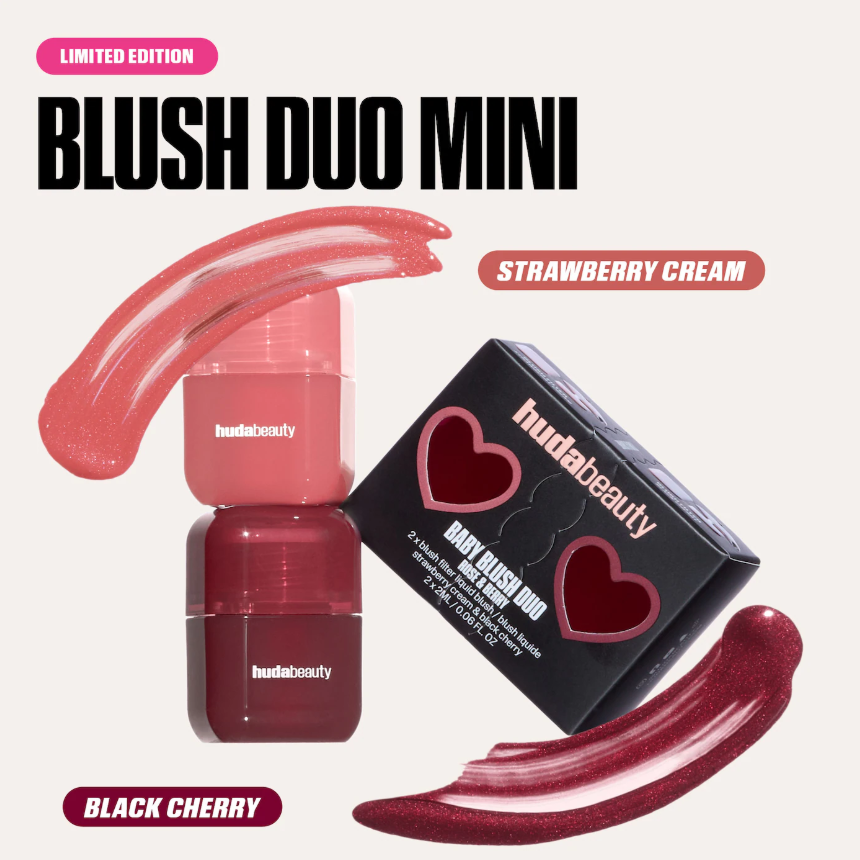 Huda Beauty Mini Baby Blush Duo Set *Pre Orden*