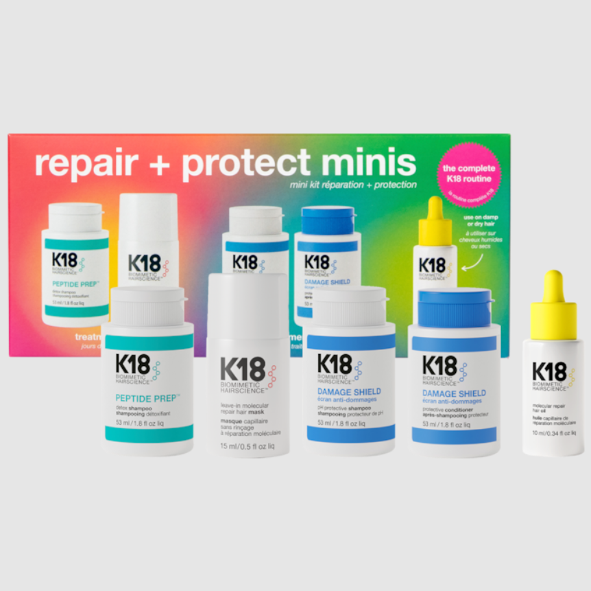 K18 Biomimetic Hairscience Repair + Protect Mini's Hair Set *Pre orden* - Beautyland by Rocio 
